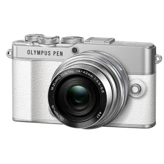 OM-System Appareil photo E-P7 Kit 14-42 Blanc