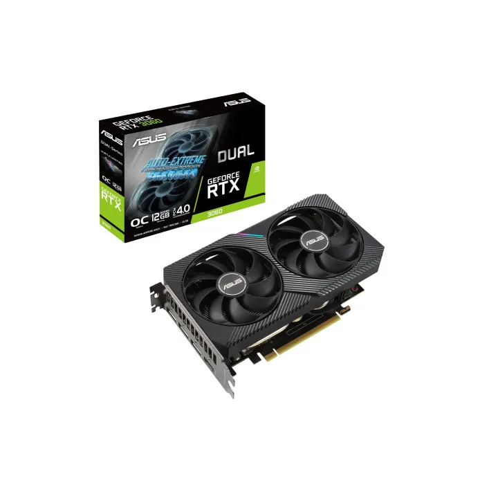 ASUS Carte graphique Dual GeForce RTX 3060 V2 OC Edition 12 GB LHR