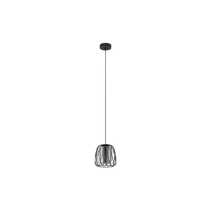 EGLO Leuchten Lampe suspendue FLORESTA 1x E27 Noir