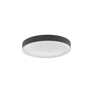 EGLO Leuchten Plafonnier LAURITO 1x LED 24 W, Blanc-Gris