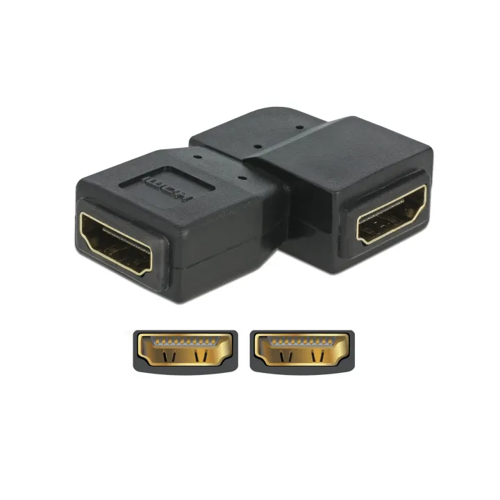 Delock Adaptateur 90° à gauche HDMI - HDMI