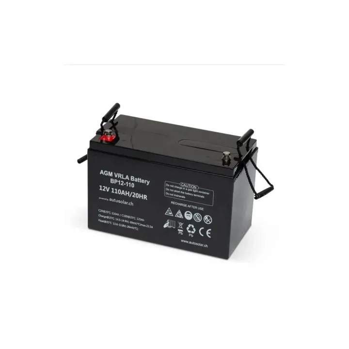 autosolar Batterie AGM 110 Ah 12 V