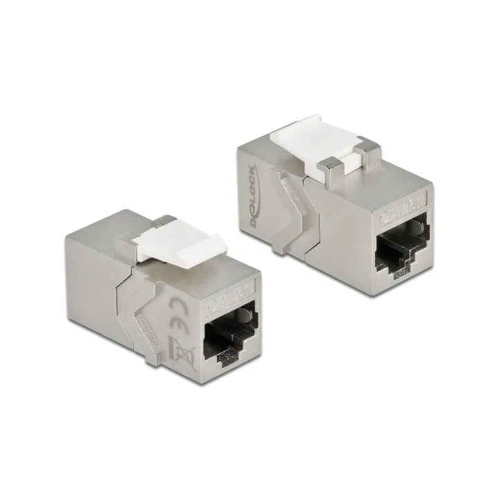 Delock Module Keystone RJ45 - RJ45 Cat.6A blindé, 1 pièce