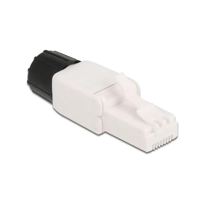 Delock Connecteur RJ45 Cat.6A UTP sans outil 1 Pièce-s, Blanc