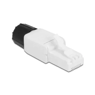 Delock Connecteur RJ45 Cat.6 UTP sans outil 1 Pièce-s, Blanc