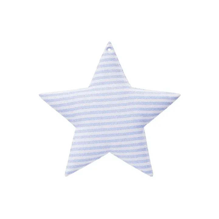 HobbyFun Figure de tissu Étoile 2 Pièce-s, Bleu foncé-Bleu clair