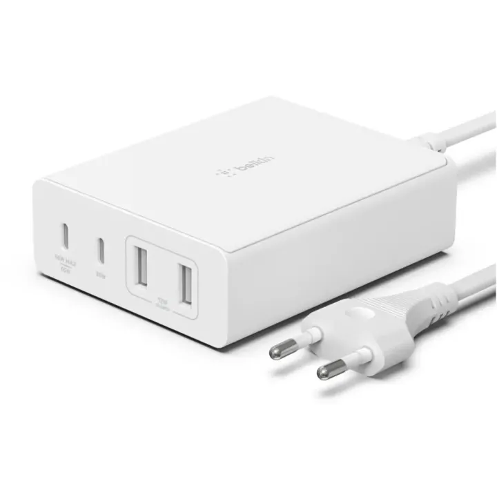 Belkin Chargeur mural USB Boost Charge GaN-4-Port-USB-A-USB-C 108W