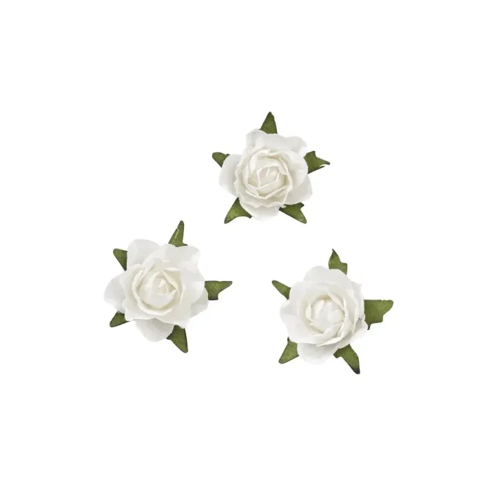 HobbyFun Décoration à éparpiller Roses 20 pièces, blanc