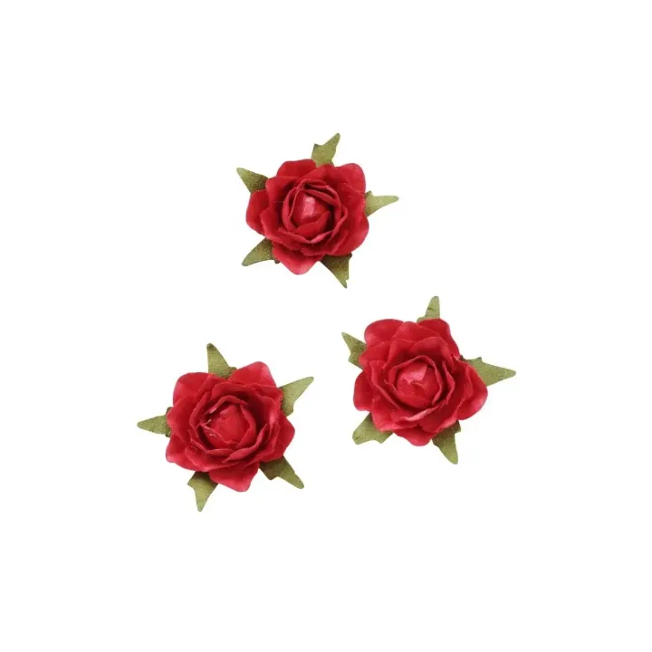 HobbyFun Décoration à éparpiller Roses 20 pièces, rouge