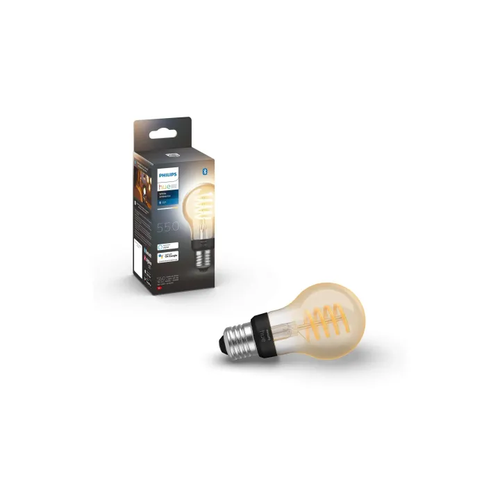 Philips Hue Ampoule White Ambiance E27 pack individuel filament 550 lm