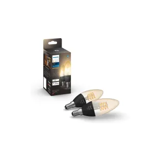 Philips Hue Ampoule White E14 Bougie double filament 2 x 300 lm