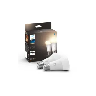 Philips Hue Ampoule White E27 pack double 2 x 800 lm