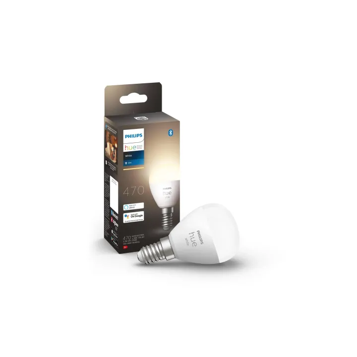 Philips Hue Ampoule White E14 Lustre pack individuel 470 lm