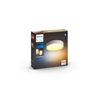 Philips Hue White Ambiance Enrave Plafonnier S Blanc + variateur dintensité lumineuse