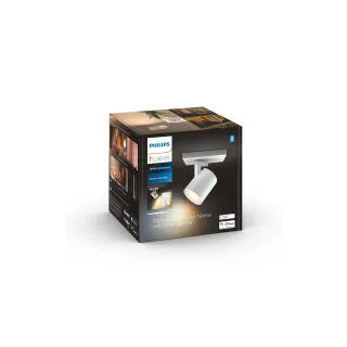 Philips Hue Spot encastré White Ambiance, Coulisse, 1 x GU10, Blanc