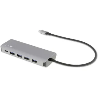 LMP Hub USB USB Type-C – USB-A 3.0, USB -C Gris