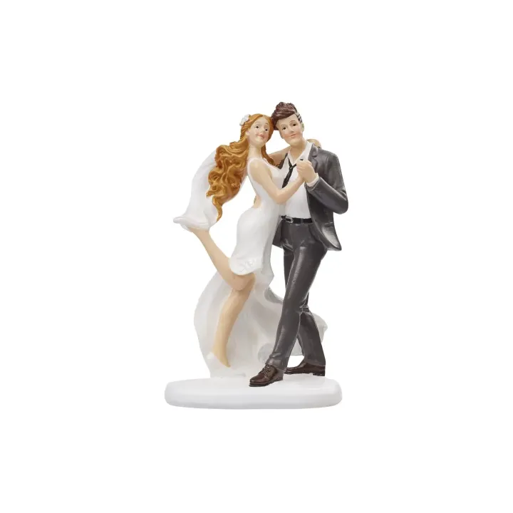 HobbyFun Mini figurine La mariée et le marié dansent 13 cm