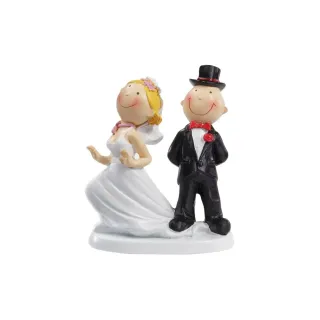 HobbyFun Mini figurine Couple de mariés 9 cm