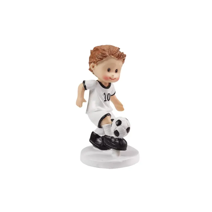 HobbyFun Mini figurine Footballeur Blanc, 8.5 cm