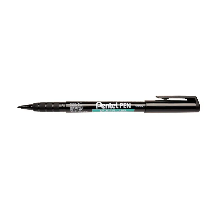 pentel Fineliner Green Label 2.0 mm 1,0 mm, Noir