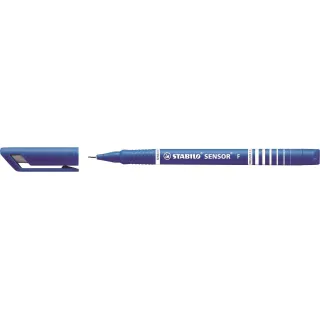 STABILO Fineliner Sensor 189 fin (F), Bleu