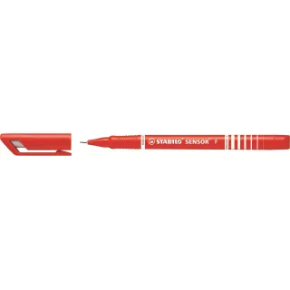 STABILO Fineliner Sensor 189 fin (F), Rouge