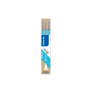 Pilot Cartouche FriXion Refill 3 pièces 0.5 mm, Bleu clair