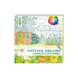 Frechverlag Cahier à colorier Colorful Moments – Cottage Dreams 96 pages