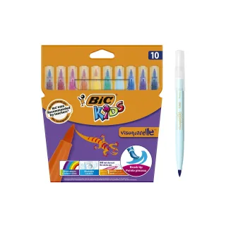 BIC Crayon feutre Visaquarelle Multicolore