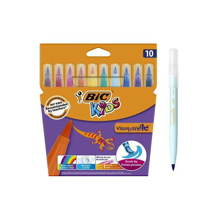 BIC Crayon feutre Visaquarelle Multicolore