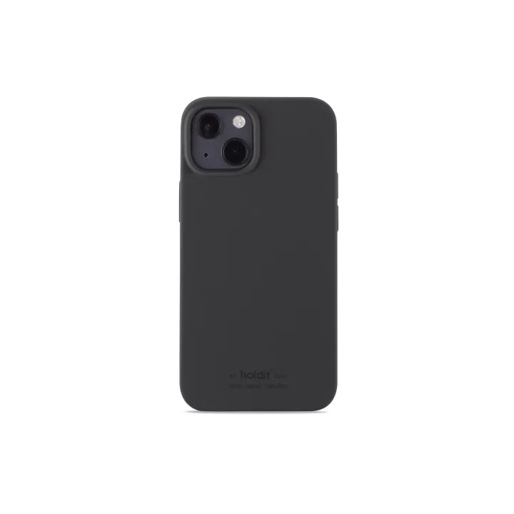 Holdit Coque arrière Silicone iPhone 13 mini Noir