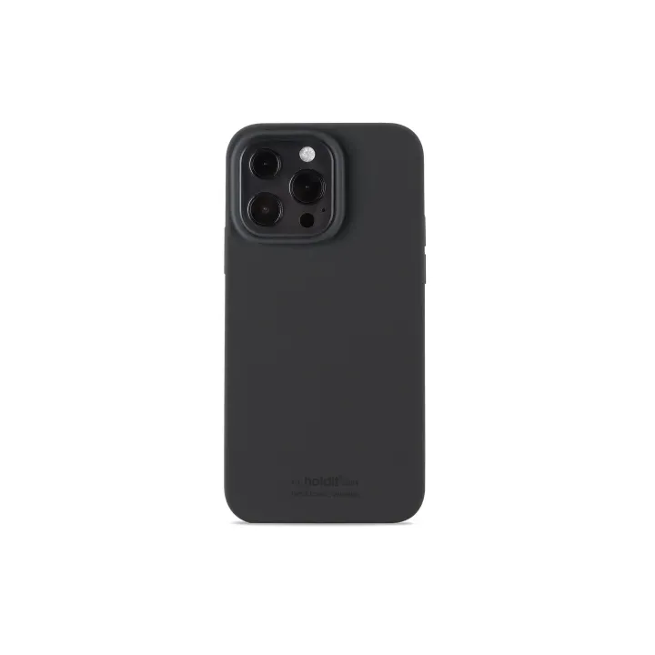 Holdit Coque arrière Silicone iPhone 13 Pro Max Noir