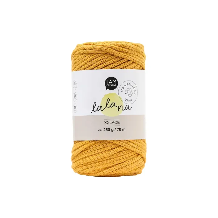 lalana Laine Xxlace 250 g, Jaune moutarde