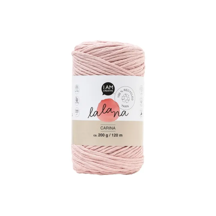 lalana Laine Carina 200 g, Rose pâle