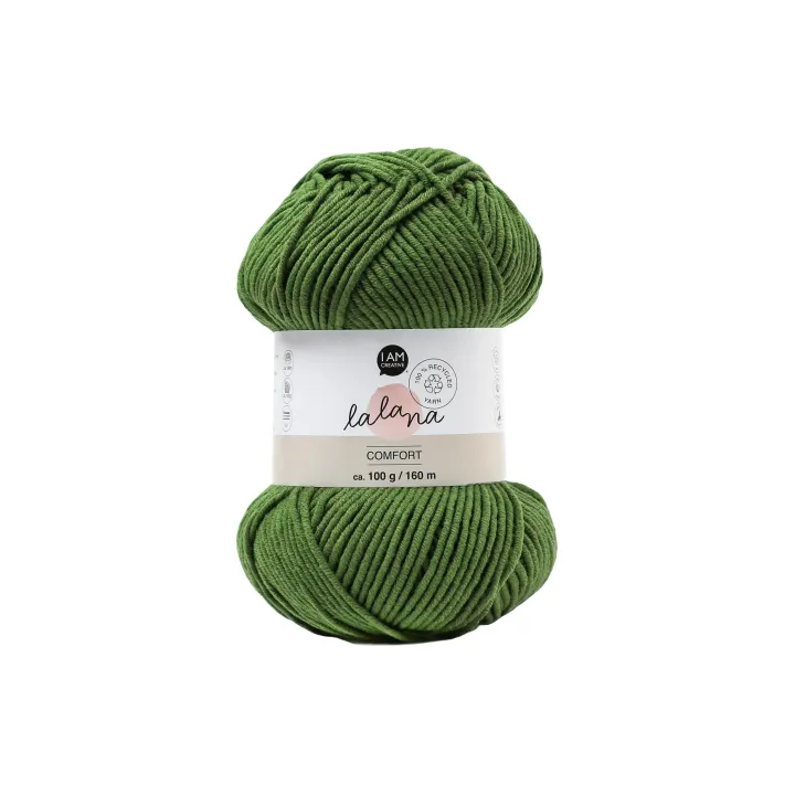 lalana Laine Comfort 100 g, Vert olive