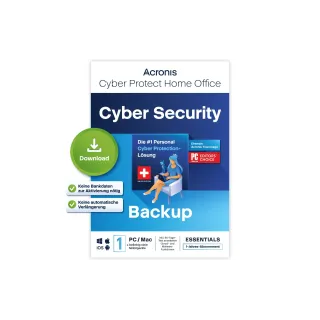 Acronis True Image Essentials ESD, Abonnement 1 PC, 1 an