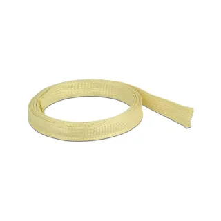 Delock Manchon tressé en fibres d’aramide 2 m x 15 mm Jaune