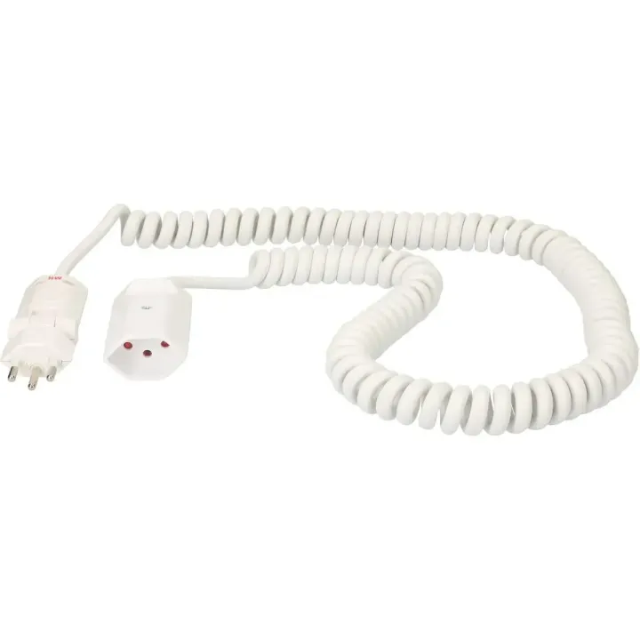 Max Hauri Câble de prolongation 3.5 m T13 - T12 ClipClap, blanc