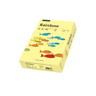 Rainbow Papier pour photocopie Rainbow 80 g-m² A4, Jaune clair