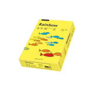 Rainbow Papier pour photocopie Rainbow 80 g-m² A4, Jaune moyen