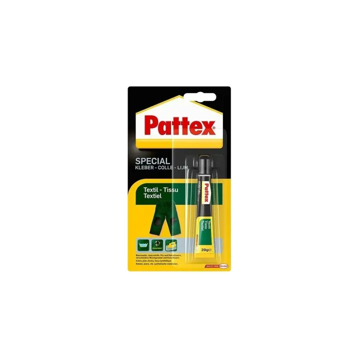 Pattex Adhésif spécial Textile 20 g, Transparent