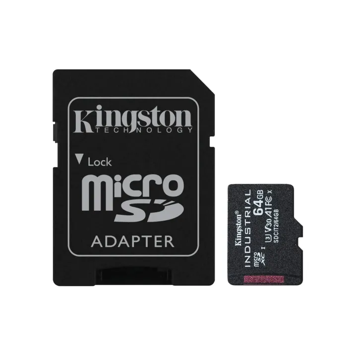 Kingston Carte microSDHC Industrial UHS-I 64 GB