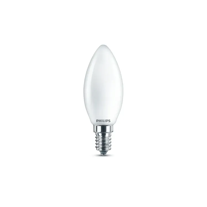 Philips Lampe LEDcla 40W B35 E14 FR WGD90 SRT4 Blanc chaud