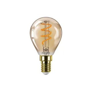 Philips Lampe LEDcla 15W E14 P45 GOLD D Blanc chaud