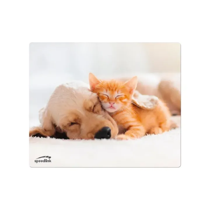 Speedlink Tapis de souris imprimé Dog and Cat Multicolore