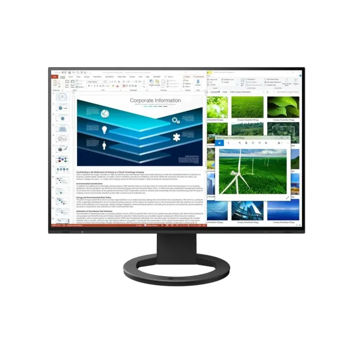 EIZO Moniteur EV2485 Swiss Edition Noir