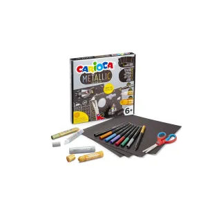 Carioca Fineliner Metallic Creator Set Multicolore, set de 24 pièces