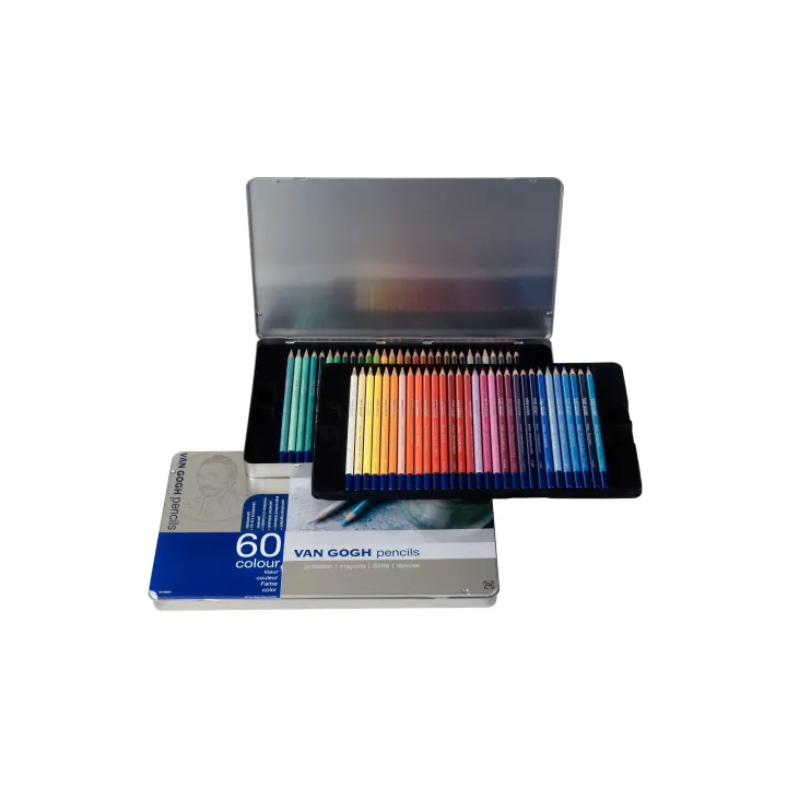 Van Gogh Crayons de couleur Set 60 pièces
