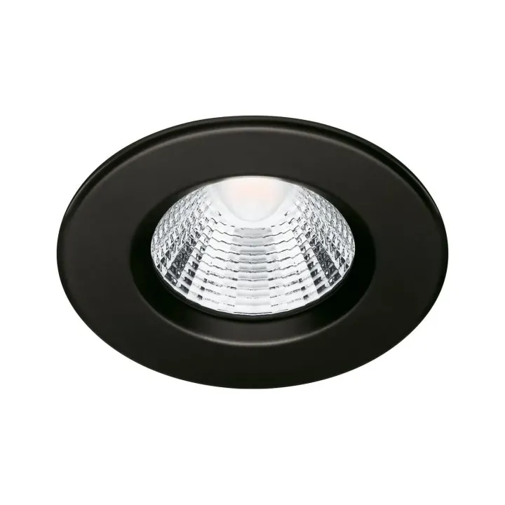 Philips LED Spot encastré Dive SL261, 5.5W, 27K, IP65, rond, noir