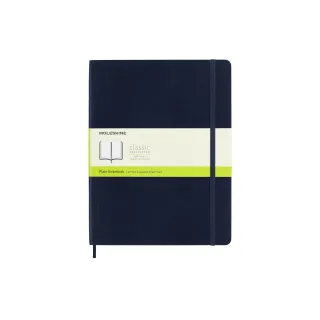 Moleskine Bloc-notes Classic XL à couverture souple vierge Saphier